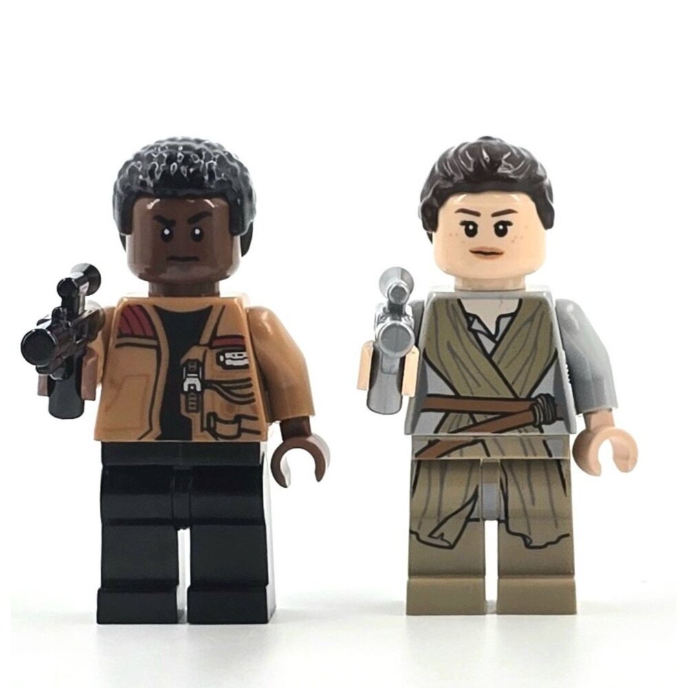 Lego Star Wars The Force Awakens Rey sw0677 Finn sw0676 Set 75192 Minifigures - Picture 1 of 14